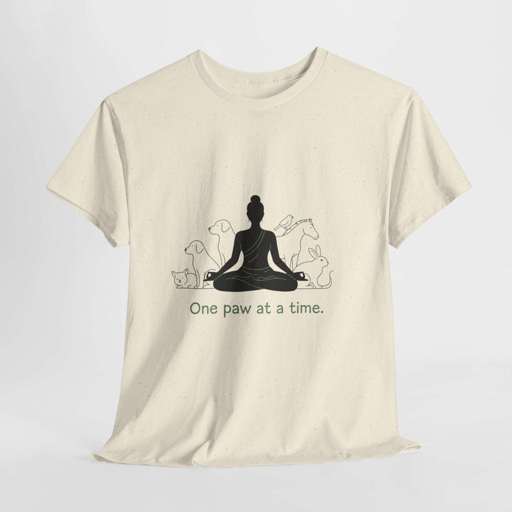 Mindful Pet Lover Tee - One Paw at a Time
