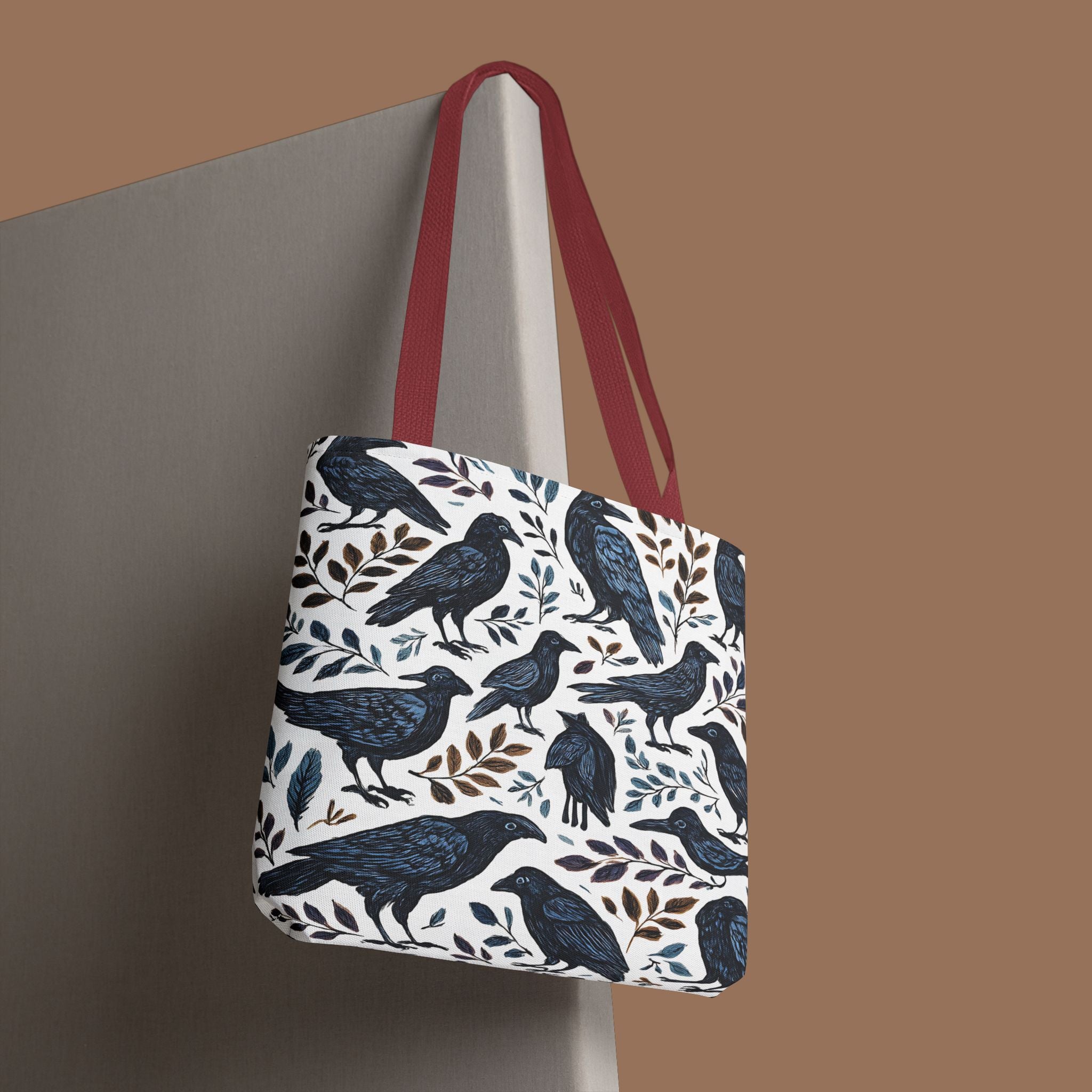 Nature-Inspired Tote Bag, Eco-Friendly Bag for Shopping, Beach, Travel, Gift for Bird Lovers, Floral Print Bag, Versatile Everyday Carry - YOUSTOMIZE
