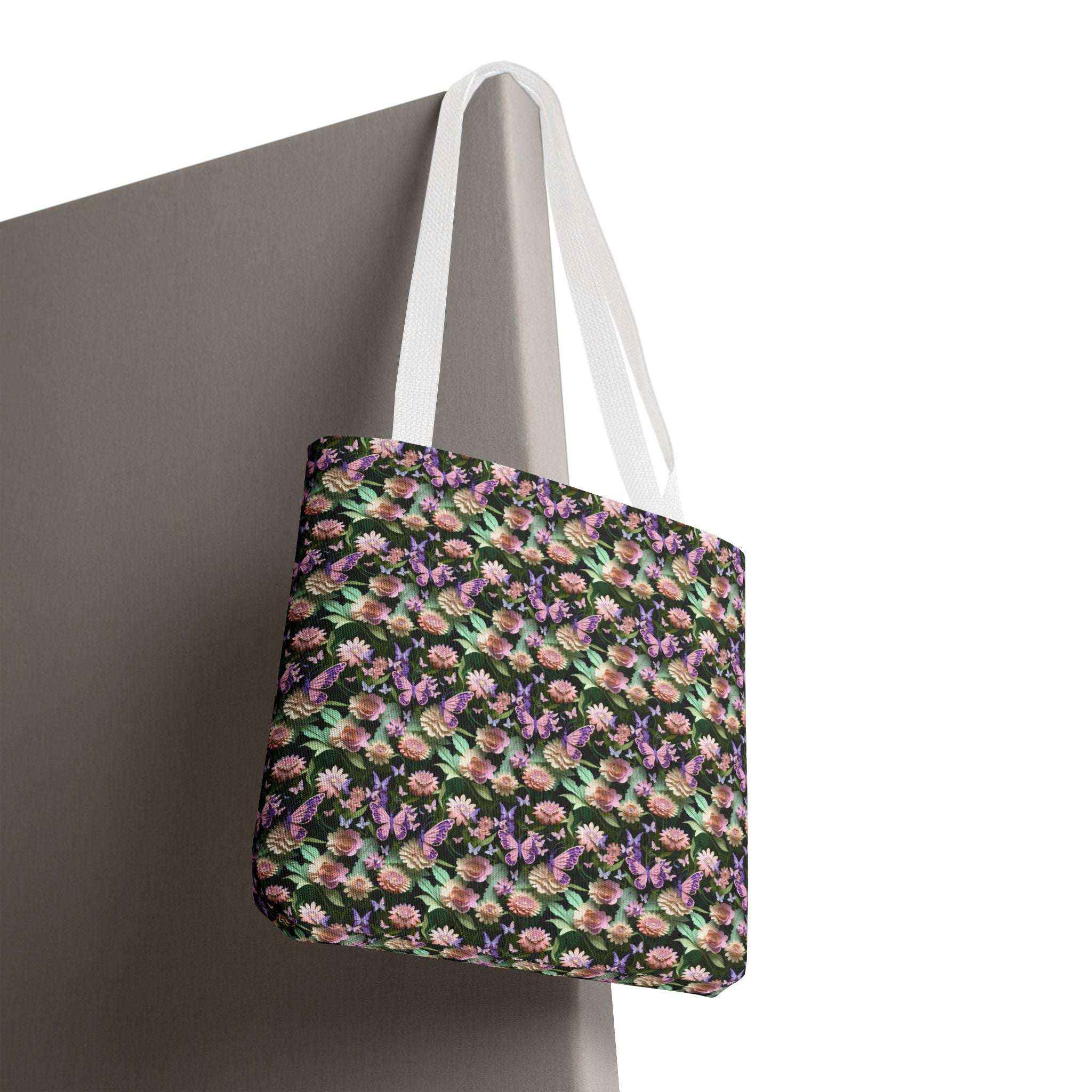 Floral Pattern Tote Bag - Stylish Eco-Friendly Accessory for Everyday Use