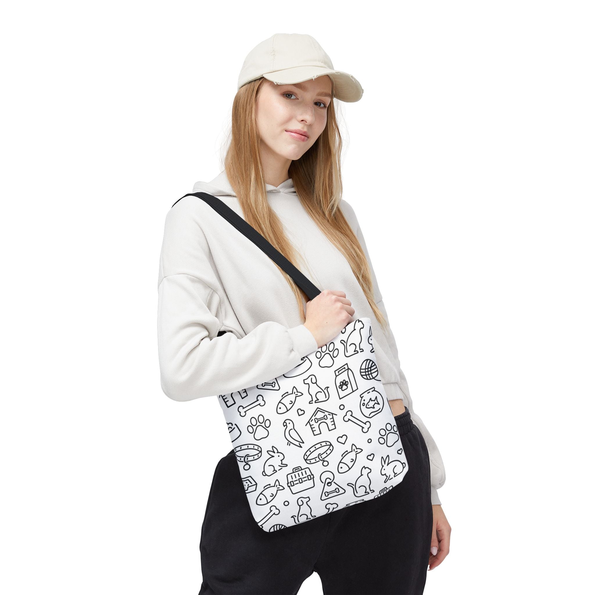 Pet Lover's All-Over Print Tote Bag - Fun Animal Design