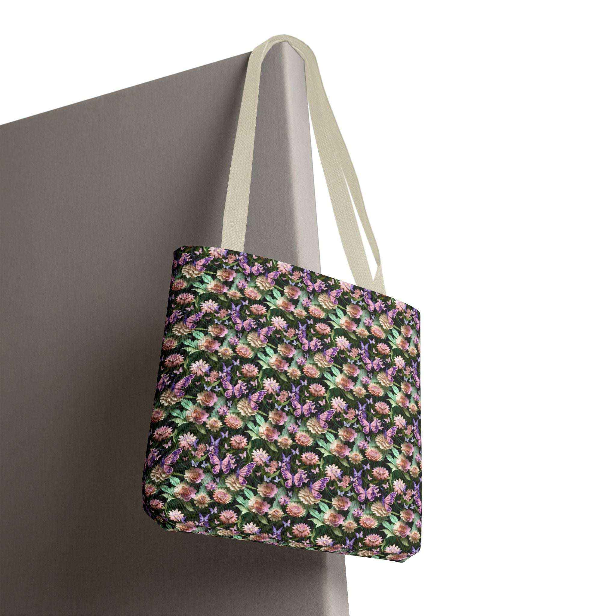 Floral Pattern Tote Bag - Stylish Eco-Friendly Accessory for Everyday Use