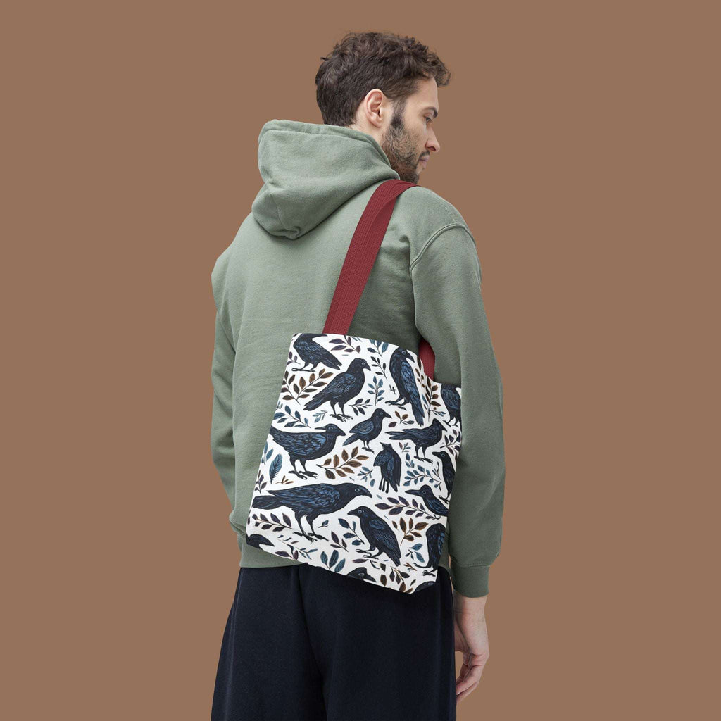 Nature-Inspired Tote Bag, Eco-Friendly Bag for Shopping, Beach, Travel, Gift for Bird Lovers, Floral Print Bag, Versatile Everyday Carry - YOUSTOMIZE