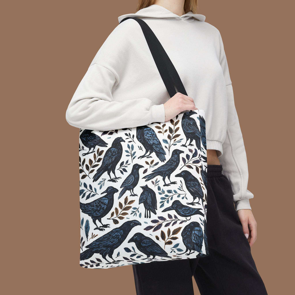 Nature-Inspired Tote Bag, Eco-Friendly Bag for Shopping, Beach, Travel, Gift for Bird Lovers, Floral Print Bag, Versatile Everyday Carry - YOUSTOMIZE