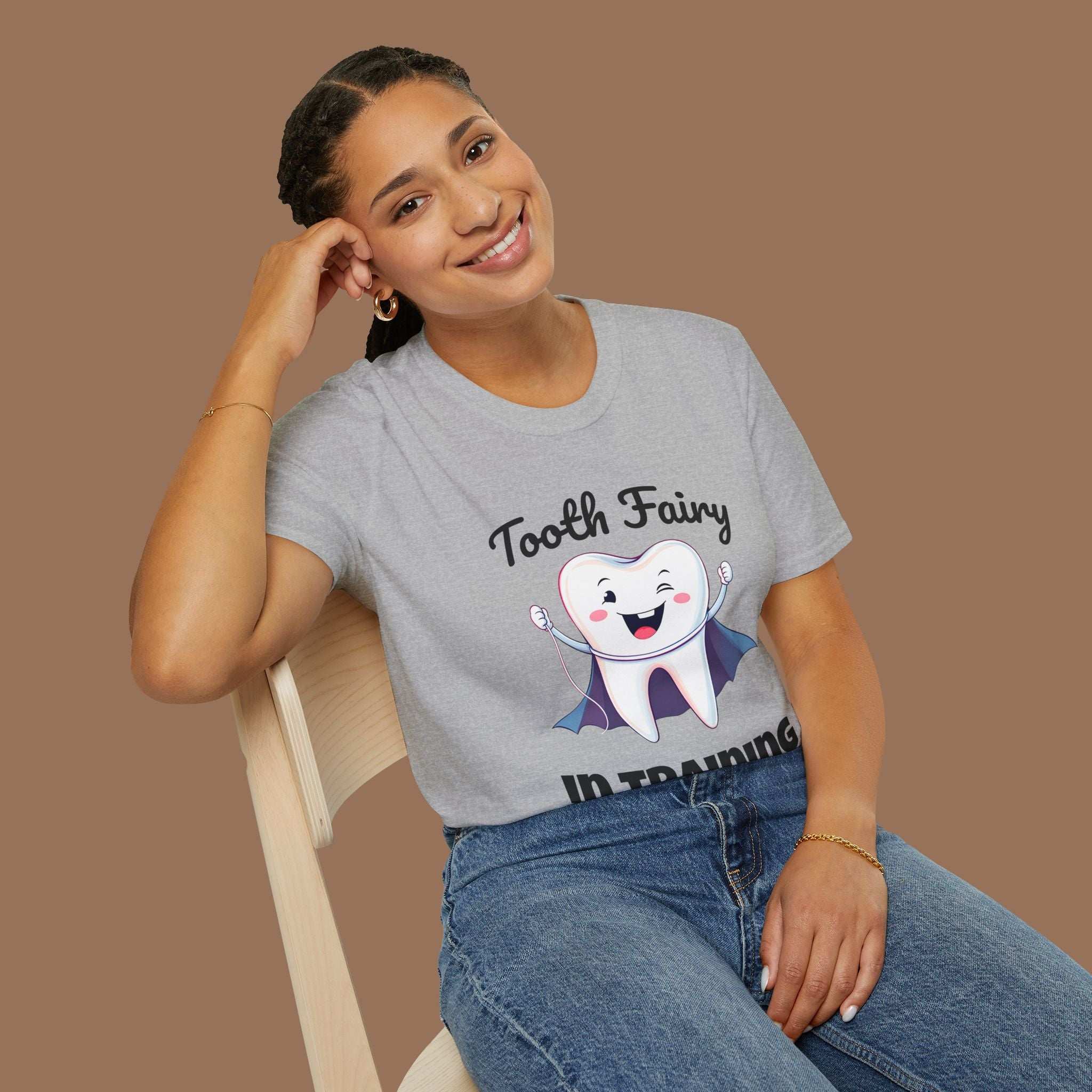 Tooth Fairy T-Shirt - Fun Gift for Dentist Humor, Ideal for Halloween, Birthdays - YOUSTOMIZE
