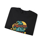 Be Proud Crewneck Sweatshirt, Unisex Pride Sweatshirt, Comfortable Casual Wear, LGBTQ+ Apparel, Gift for Friends, Everyday Inspiration Product vendor