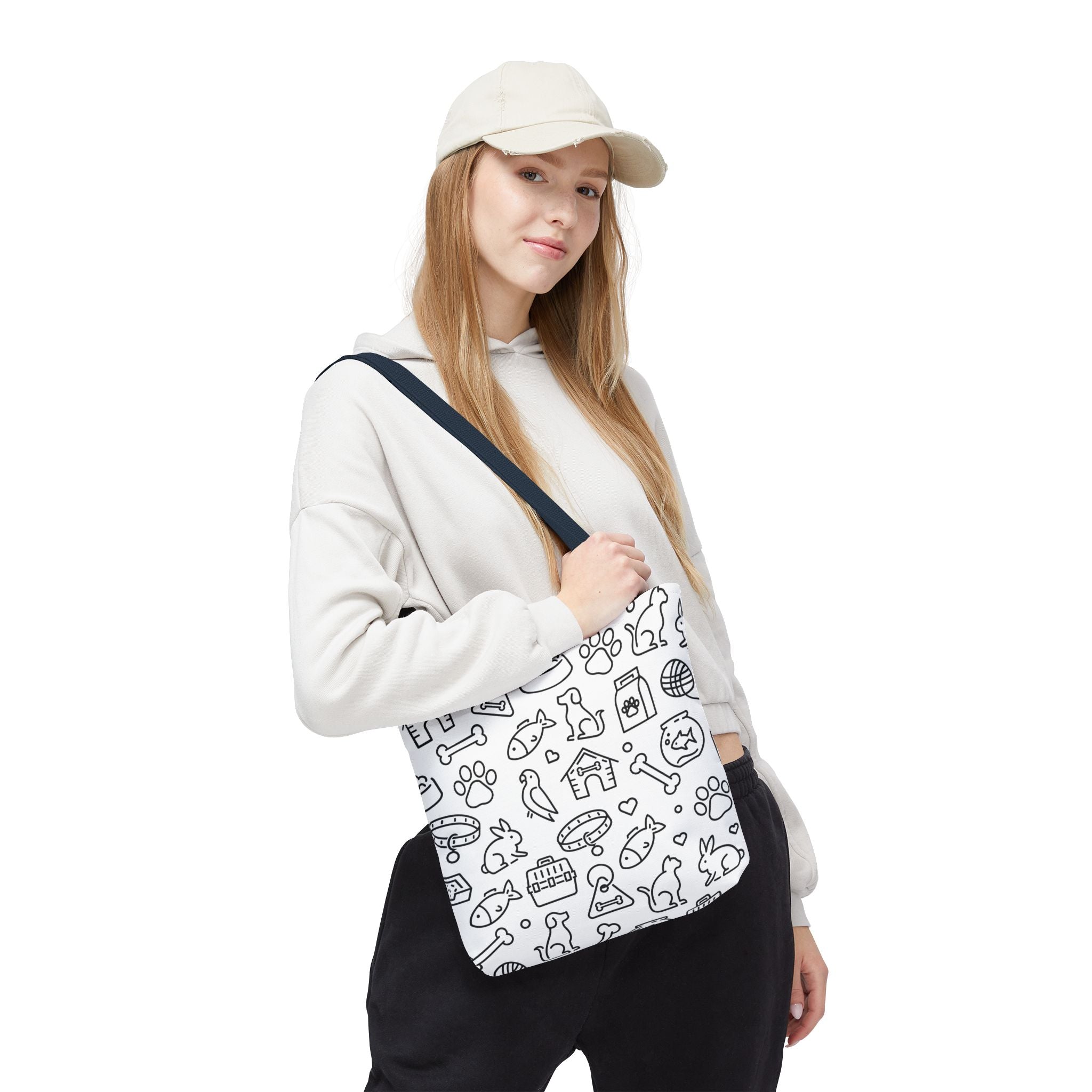 Pet Lover's All-Over Print Tote Bag - Fun Animal Design