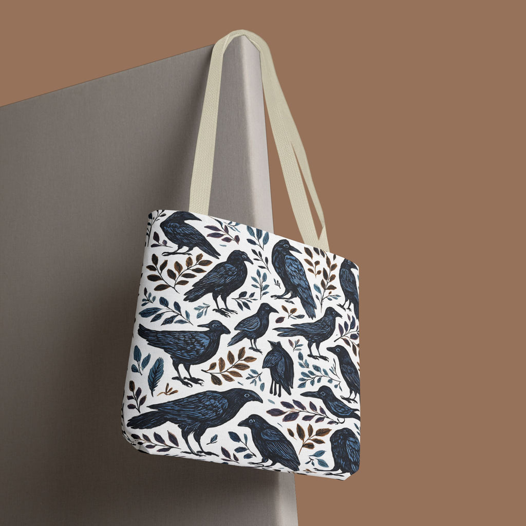Nature-Inspired Tote Bag, Eco-Friendly Bag for Shopping, Beach, Travel, Gift for Bird Lovers, Floral Print Bag, Versatile Everyday Carry - YOUSTOMIZE