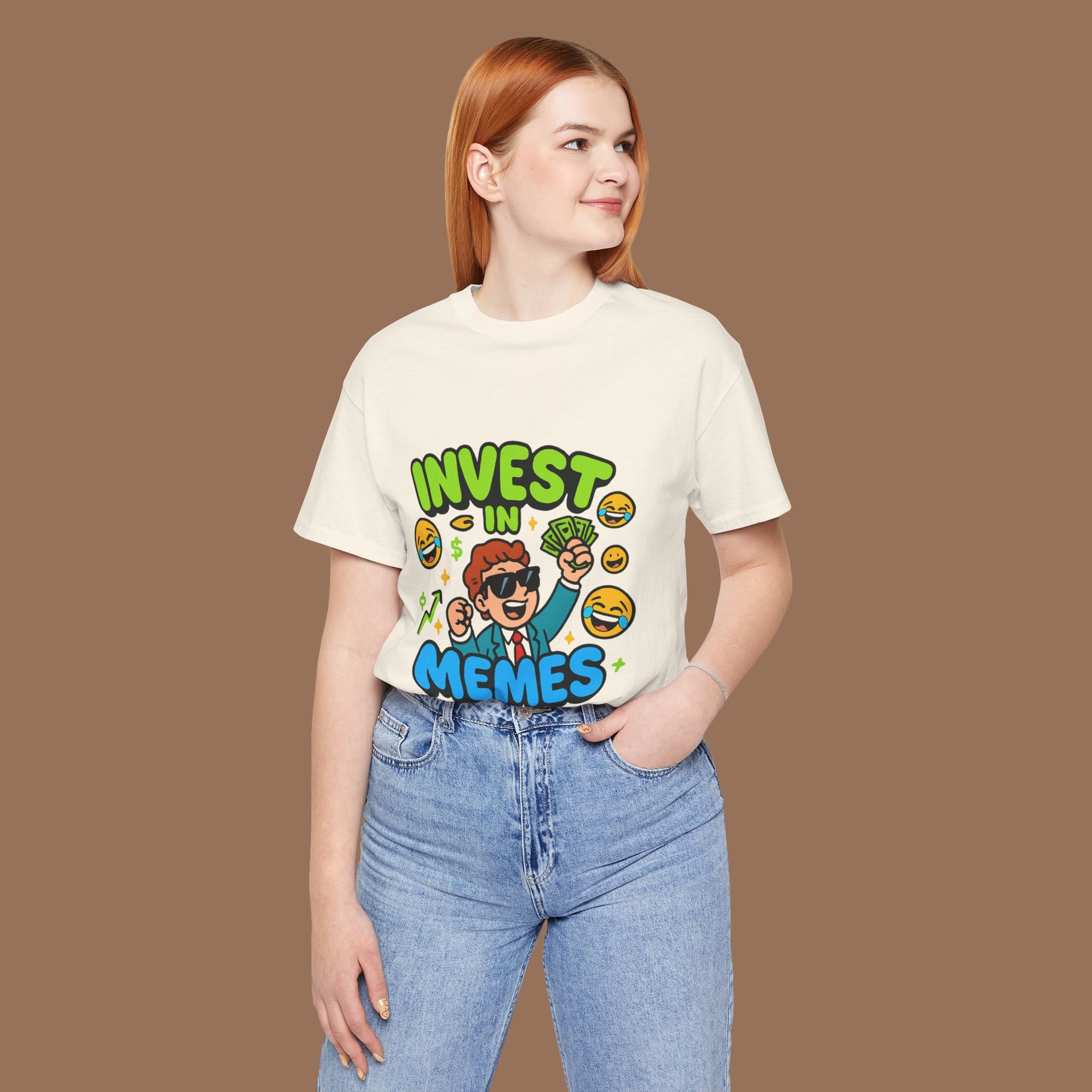 Meme Unisex Tee - Invest in Memes, Funny Shirt - YOUSTOMIZE
