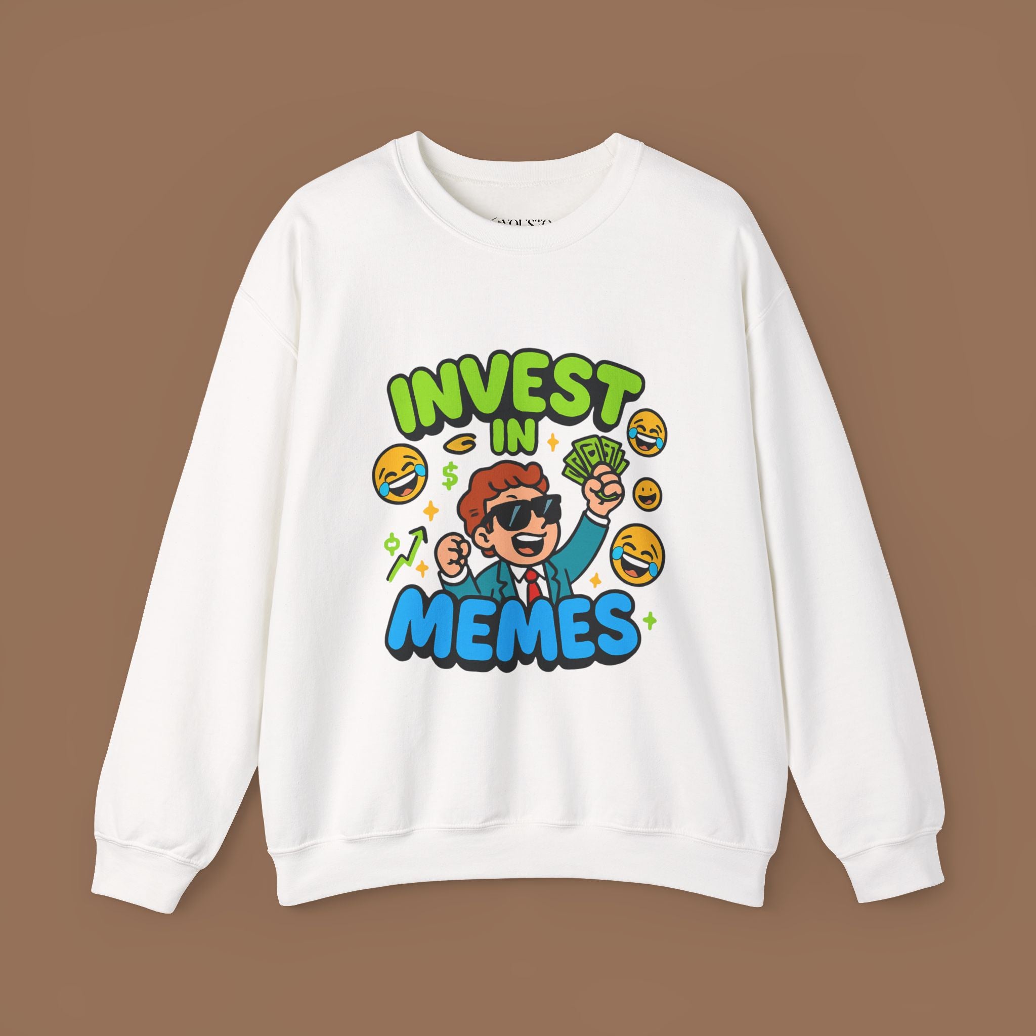 Unisex Sweatshirt - Funny Invest in Memes Design - YOUSTOMIZE