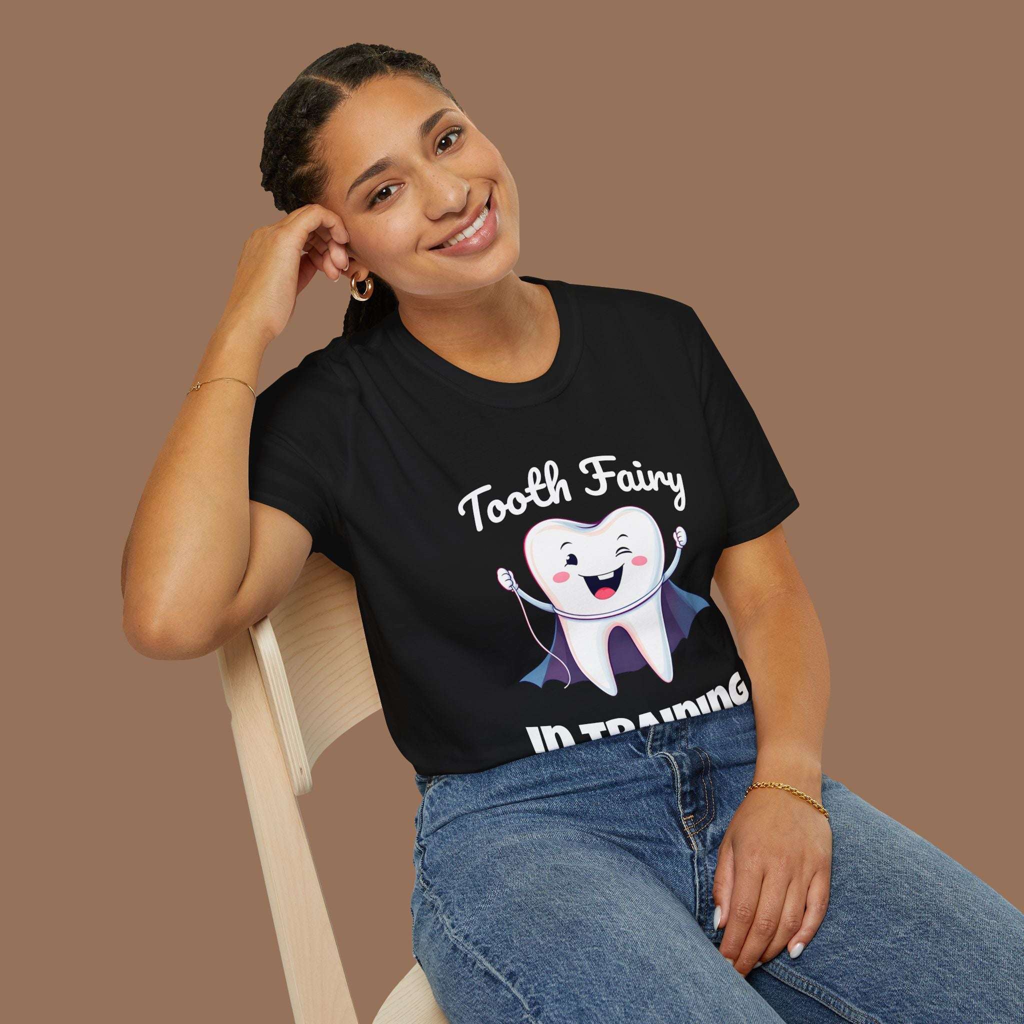 Tooth Fairy T-Shirt - Fun Gift for Dentist Humor, Ideal for Halloween, Birthdays - YOUSTOMIZE