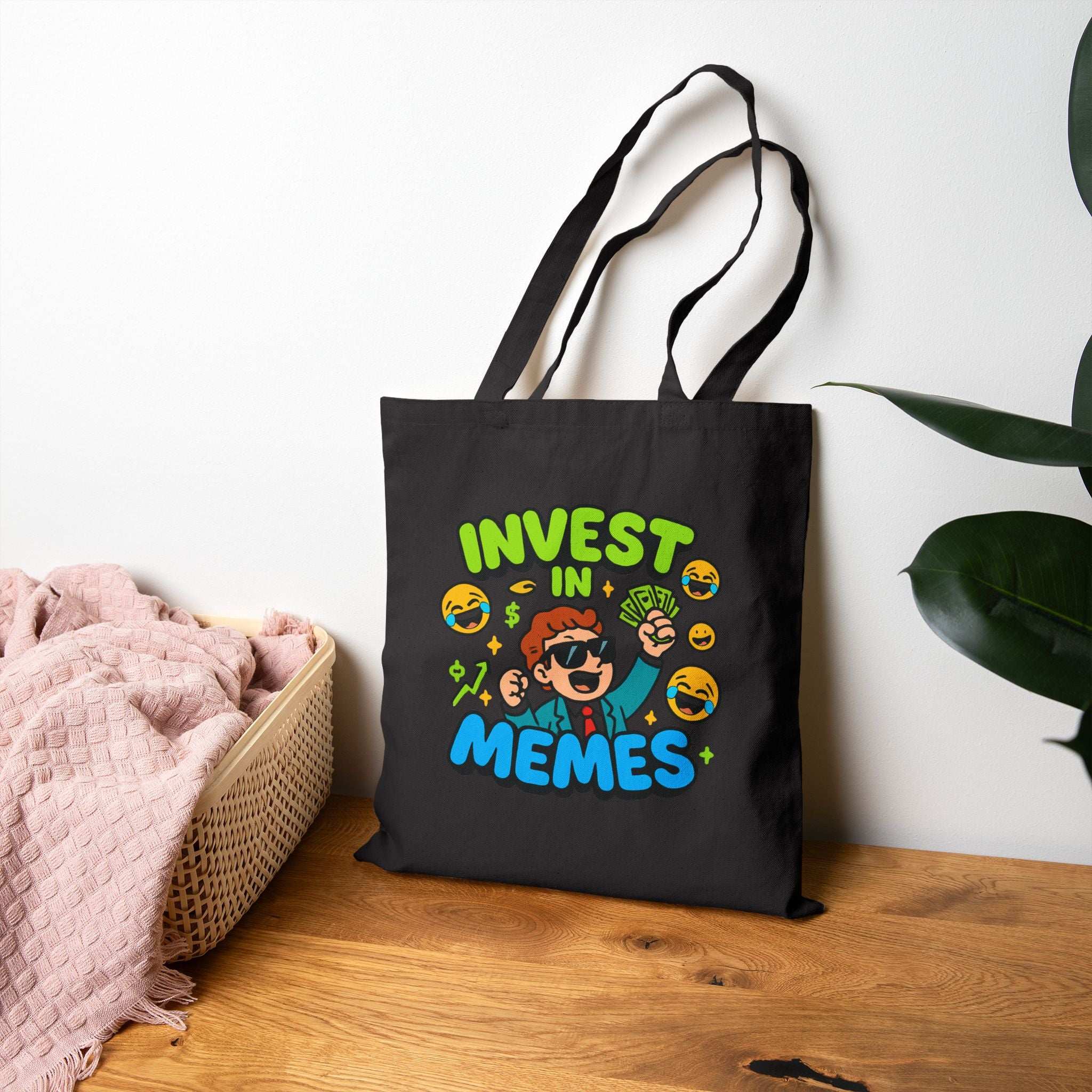 Funny Invest in Memes Tote Bag - YOUSTOMIZE