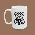 Cute Bear Design Ceramic Mug | Gift for Coffee Lovers, Personalized Mug, Animal Lover Gift, Cute Coffee Cup, Home Decor