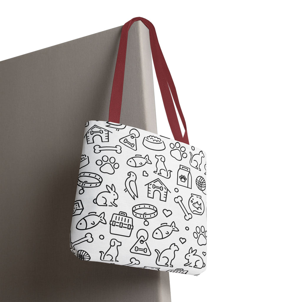 Pet Lover's All-Over Print Tote Bag - Fun Animal Design