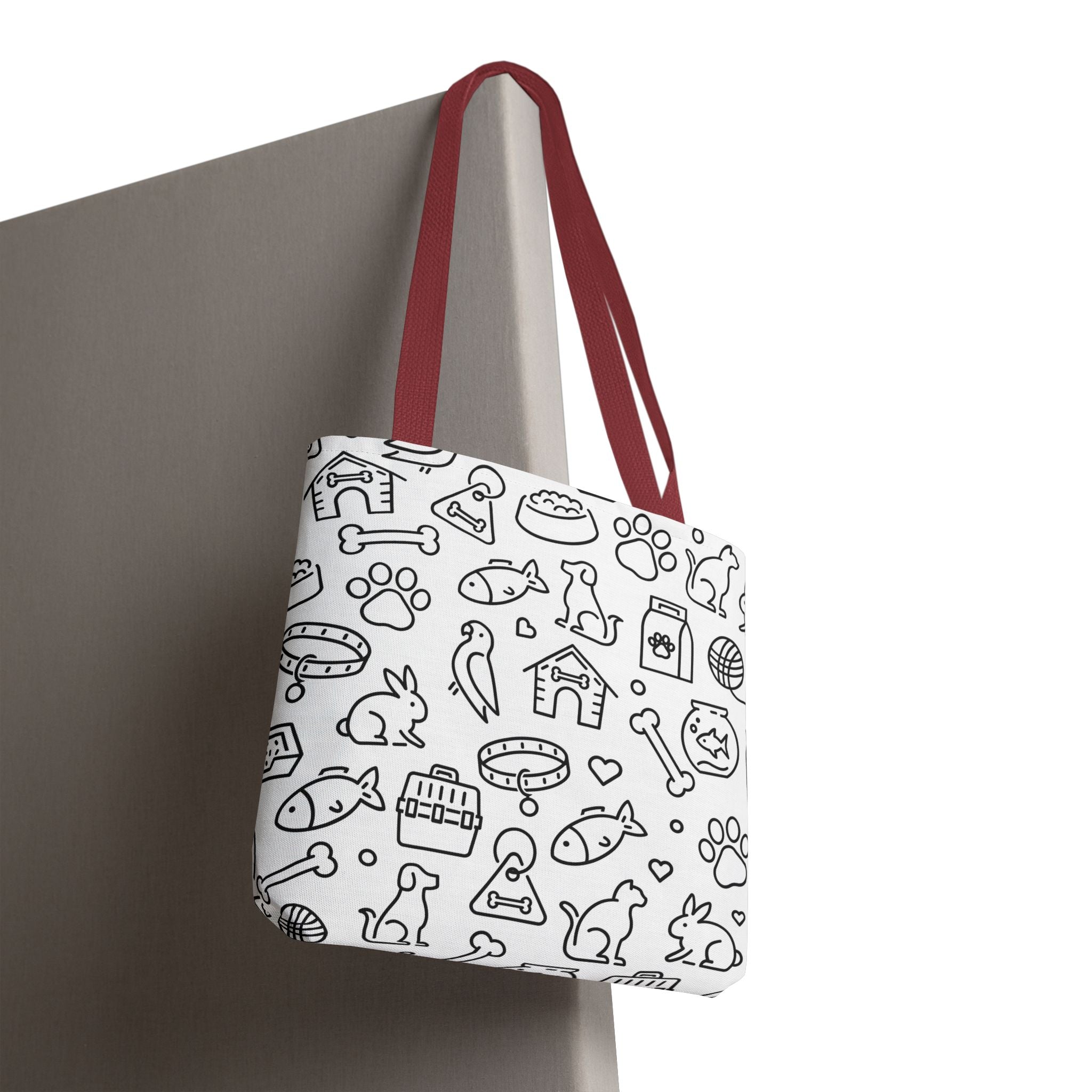 Pet Lover's All-Over Print Tote Bag - Fun Animal Design