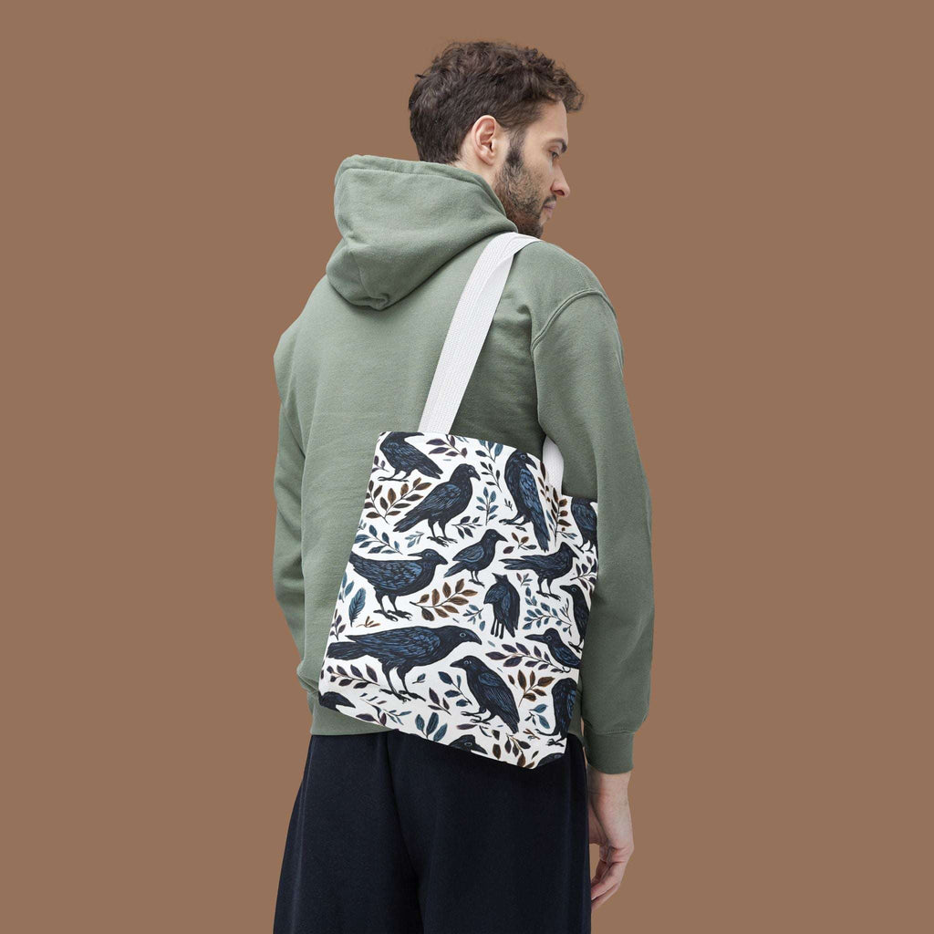 Nature-Inspired Tote Bag, Eco-Friendly Bag for Shopping, Beach, Travel, Gift for Bird Lovers, Floral Print Bag, Versatile Everyday Carry - YOUSTOMIZE