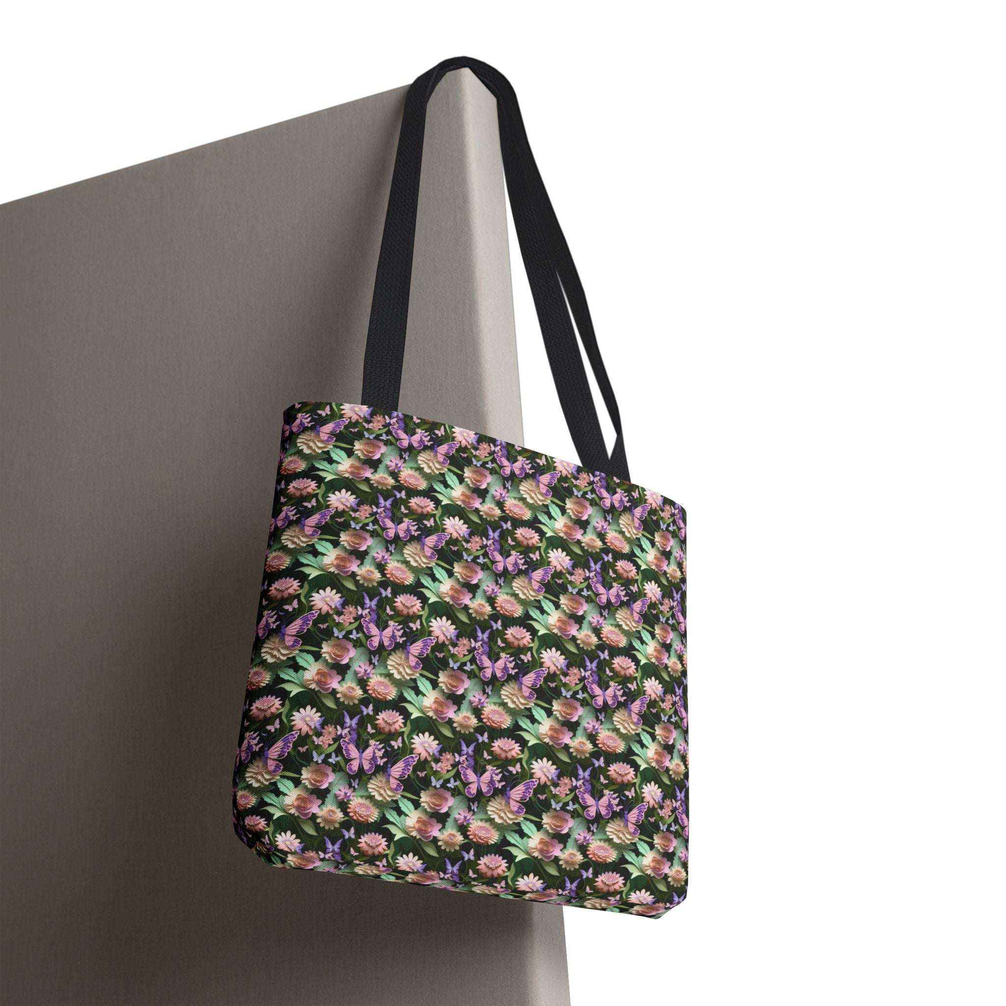 Floral Pattern Tote Bag - Stylish Eco-Friendly Accessory for Everyday Use