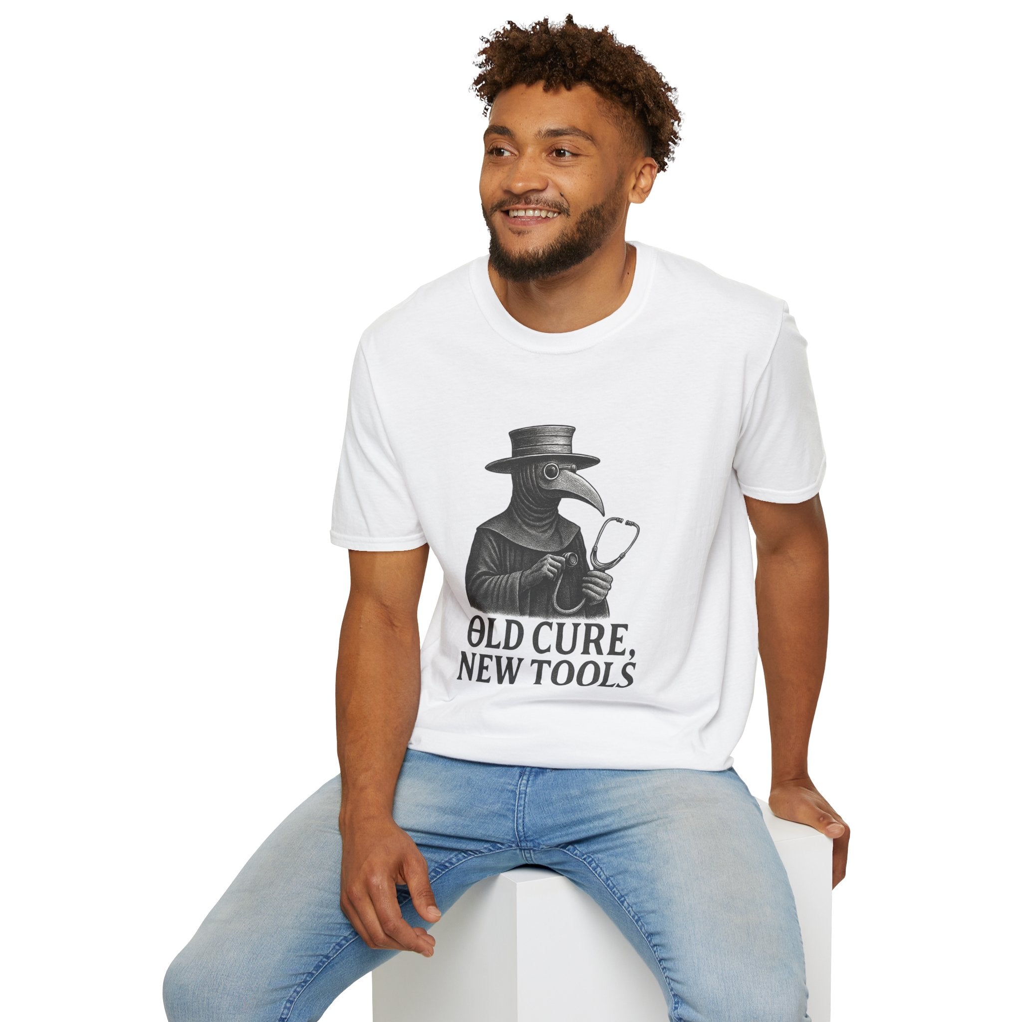 Vintage Plague Doctor T-Shirt - Funny Graphic Tee for Medical Professionals and Halloween Costume - Unisex Casual Wear Product vendor