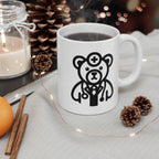 Cute Bear Design Ceramic Mug | Gift for Coffee Lovers, Personalized Mug, Animal Lover Gift, Cute Coffee Cup, Home Decor
