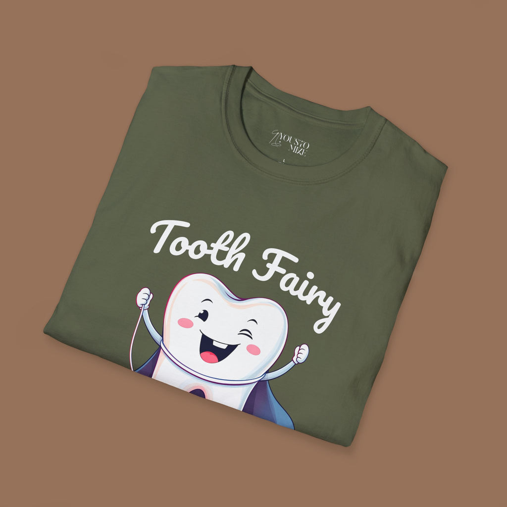 Tooth Fairy T-Shirt - Fun Gift for Dentist Humor, Ideal for Halloween, Birthdays - YOUSTOMIZE