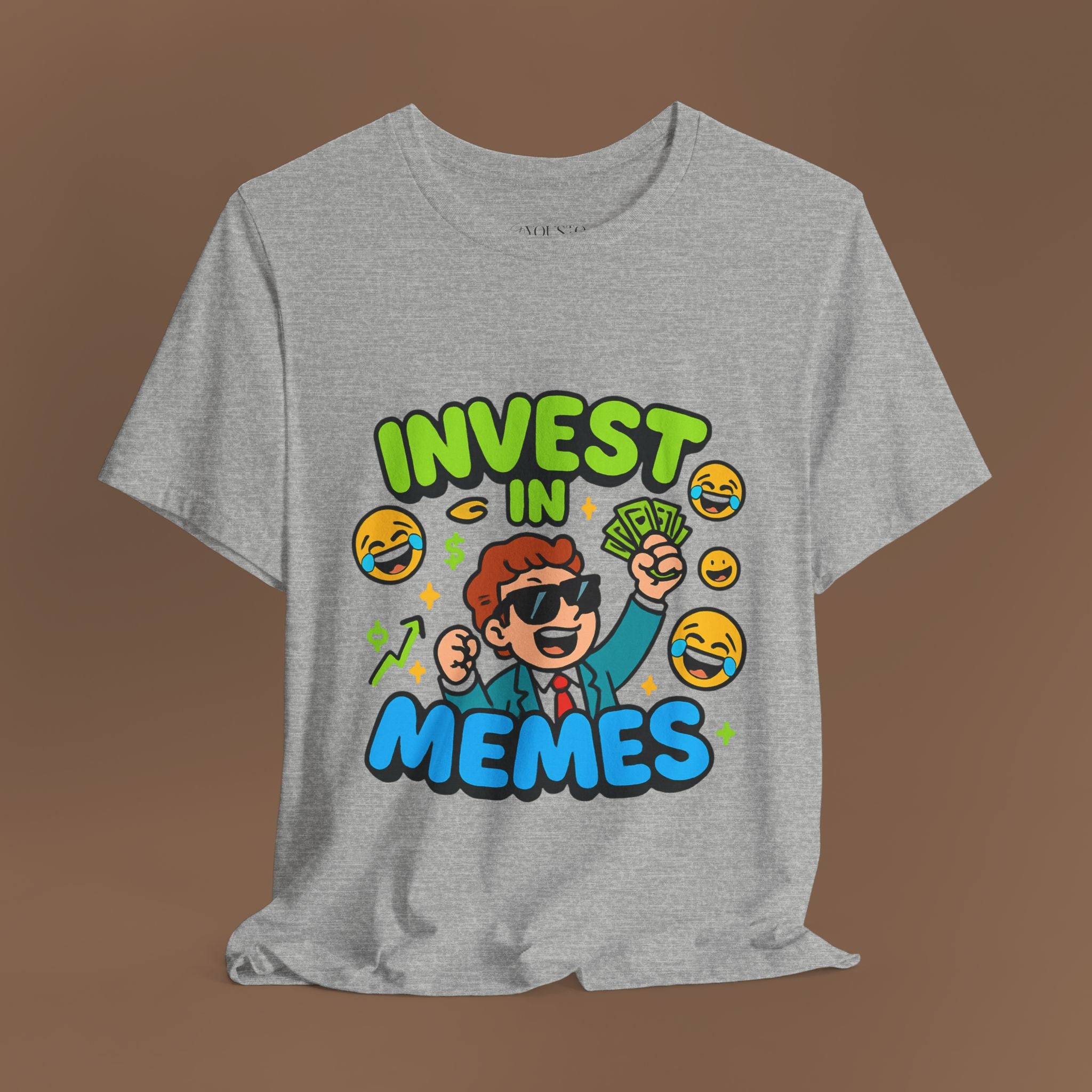 Meme Unisex Tee - Invest in Memes, Funny Shirt - YOUSTOMIZE