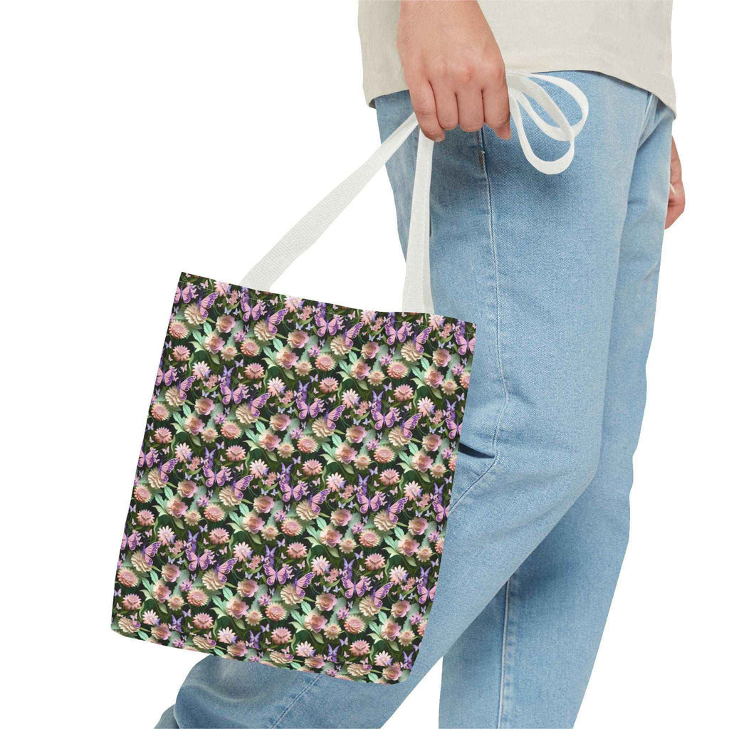 Floral Pattern Tote Bag - Stylish Eco-Friendly Accessory for Everyday Use