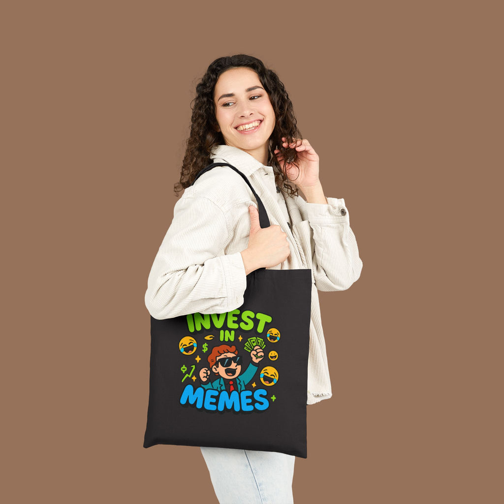 Funny Invest in Memes Tote Bag - YOUSTOMIZE