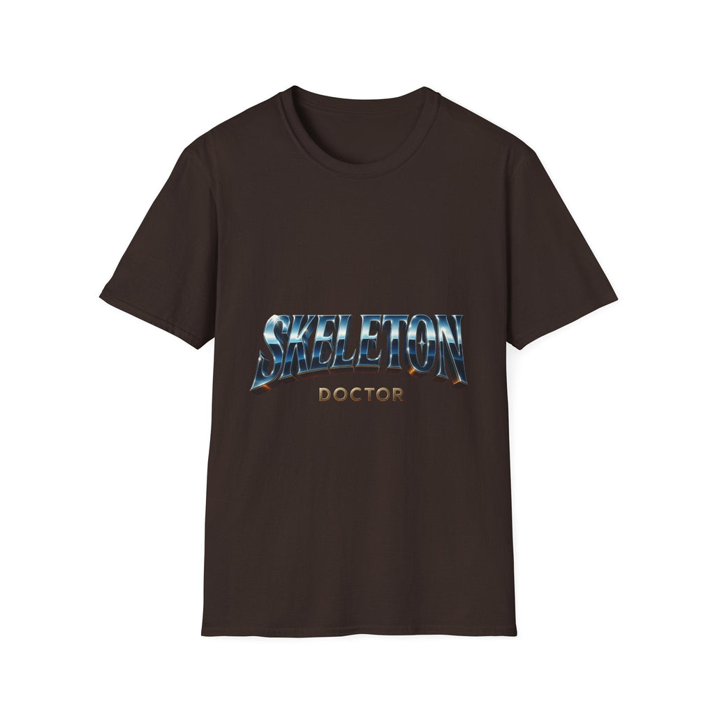 Skeleton Doctor Unisex Softstyle T-Shirt | Fun Halloween Tee, Cute Gift for Medical Professionals, Skeleton Graphic Shirt, Spooky Product vendor