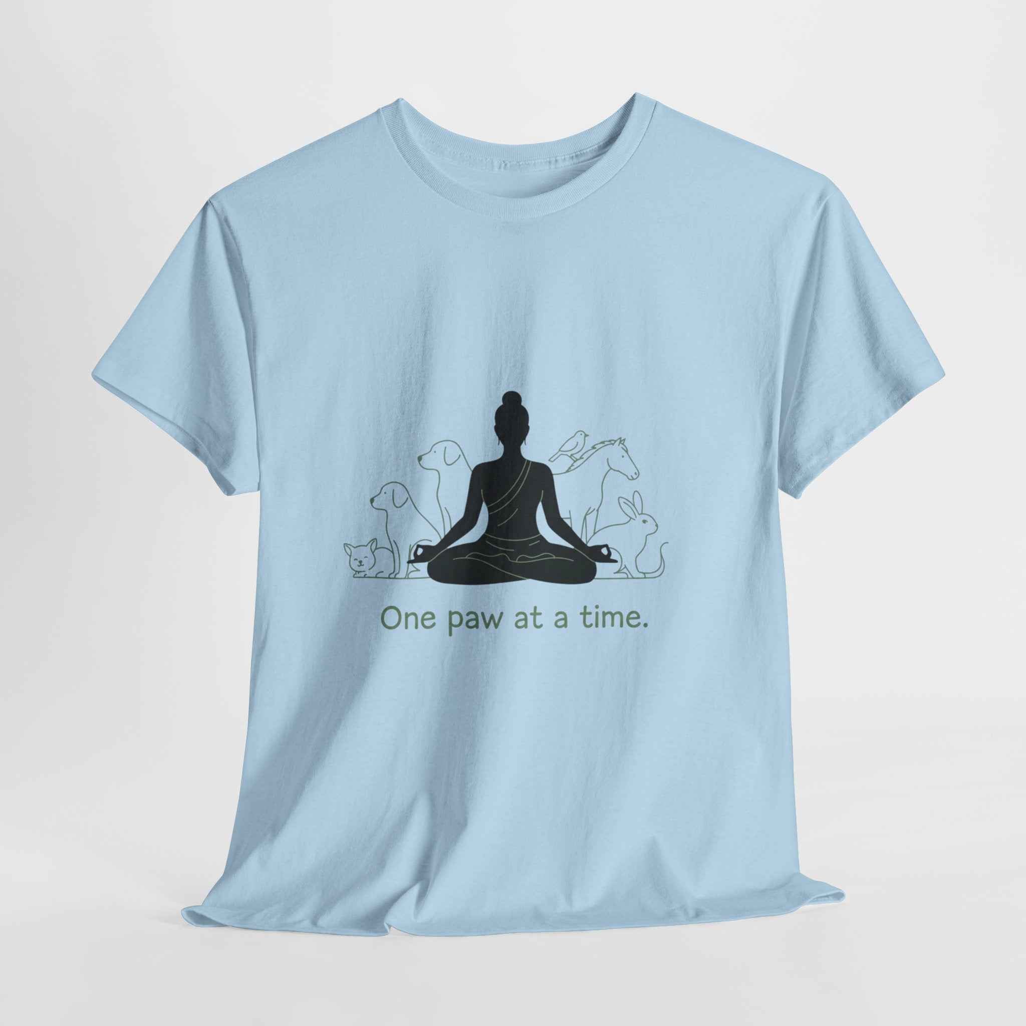 Mindful Pet Lover Tee - One Paw at a Time