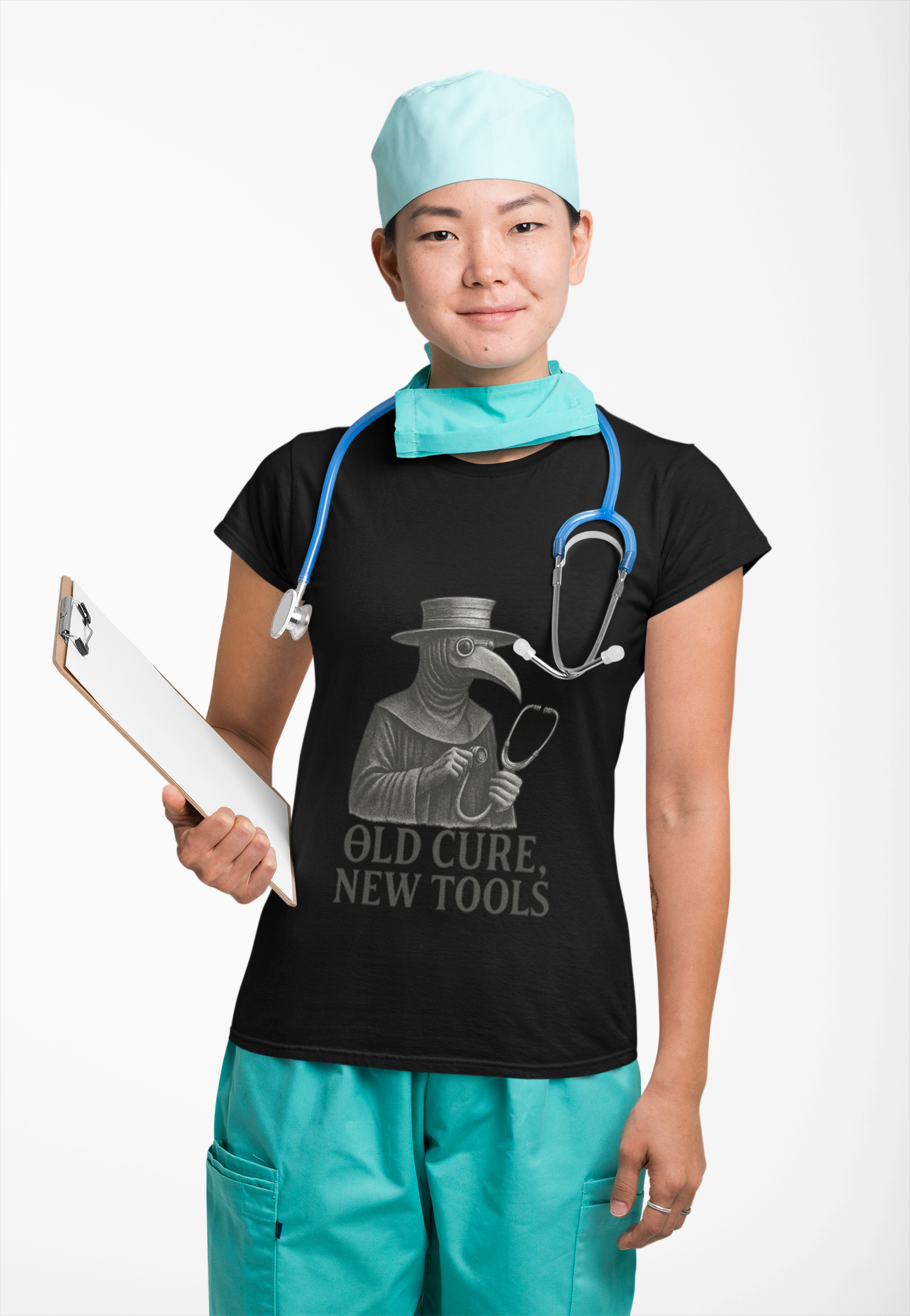 Vintage Plague Doctor T-Shirt - Funny Graphic Tee for Medical Professionals and Halloween Costume - Unisex Casual Wear Product vendor
