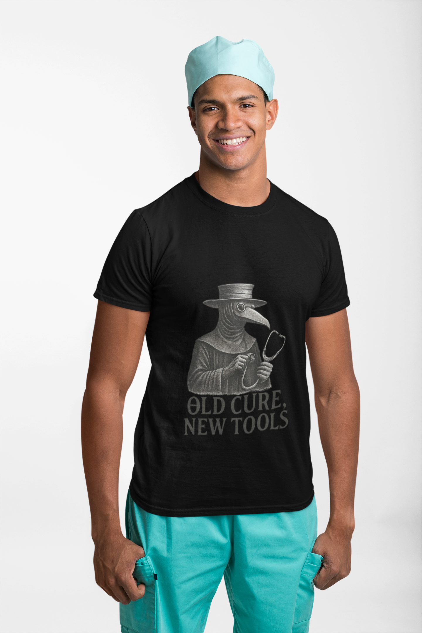 Vintage Plague Doctor T-Shirt - Funny Graphic Tee for Medical Professionals and Halloween Costume - Unisex Casual Wear Product vendor