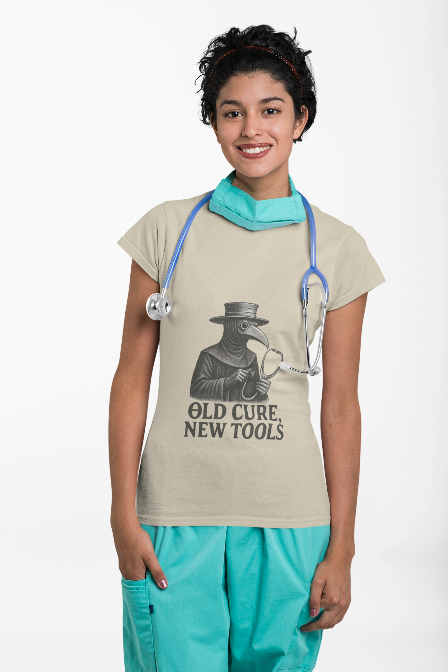 Vintage Plague Doctor T-Shirt - Funny Graphic Tee for Medical Professionals and Halloween Costume - Unisex Casual Wear Product vendor