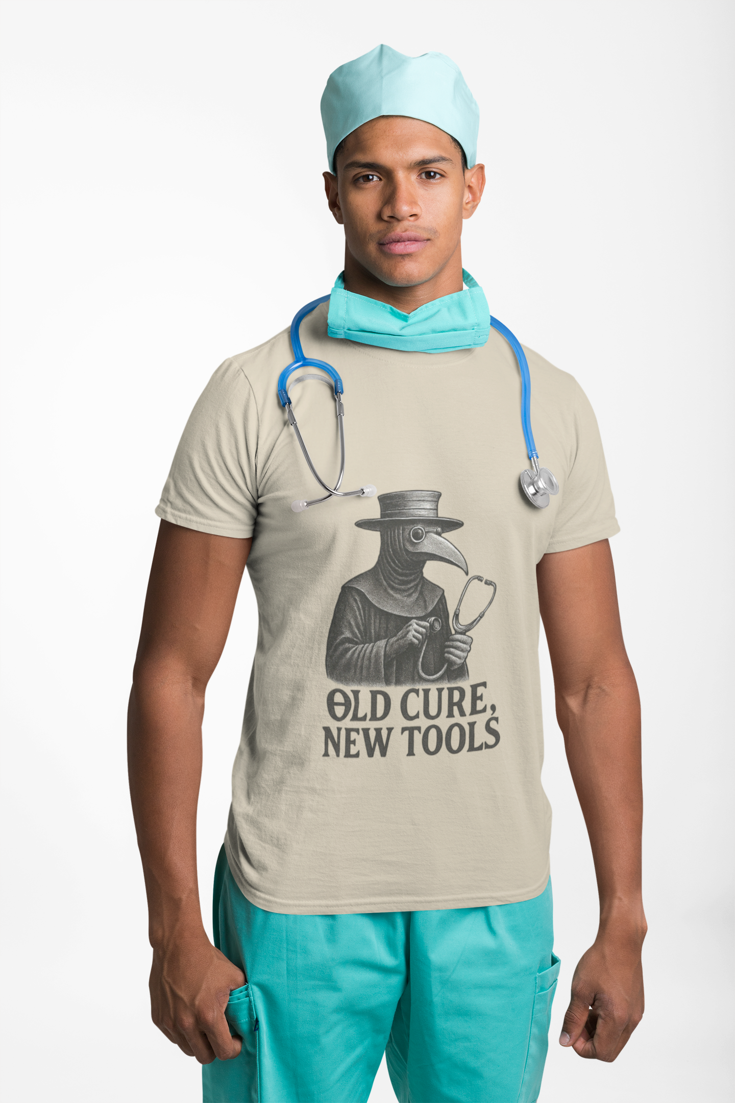 Vintage Plague Doctor T-Shirt - Funny Graphic Tee for Medical Professionals and Halloween Costume - Unisex Casual Wear Product vendor