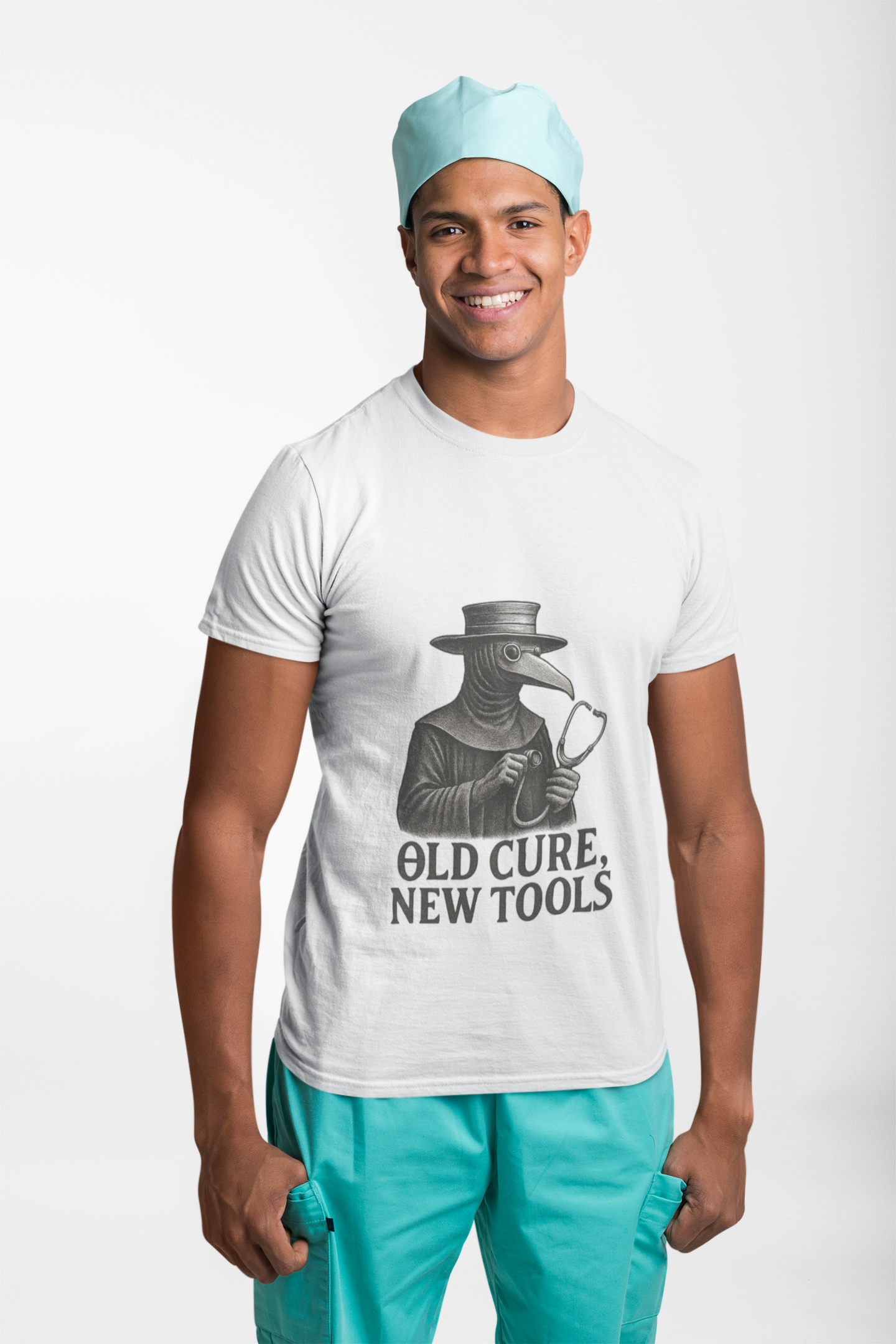Vintage Plague Doctor T-Shirt - Funny Graphic Tee for Medical Professionals and Halloween Costume - Unisex Casual Wear Product vendor