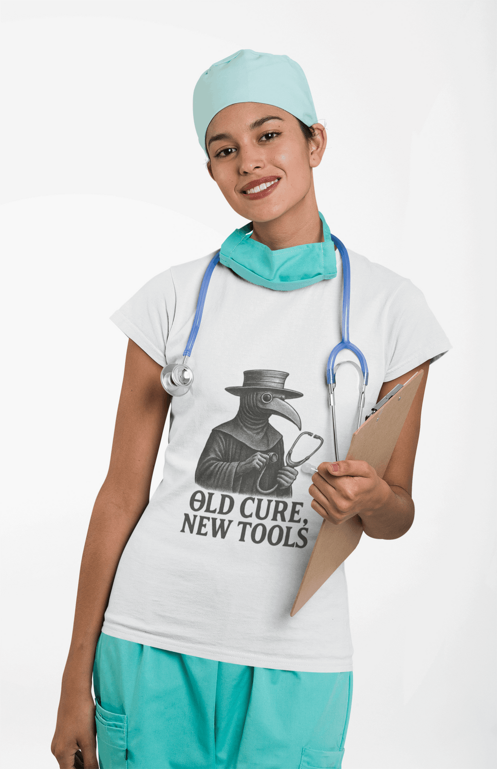 Vintage Plague Doctor T-Shirt - Funny Graphic Tee for Medical Professionals and Halloween Costume - Unisex Casual Wear Product vendor