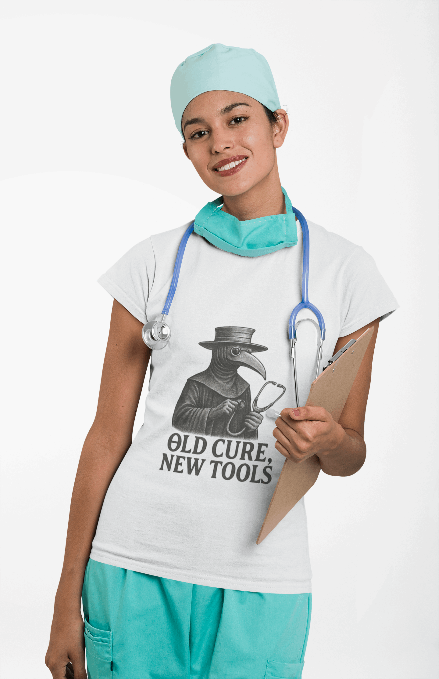 Vintage Plague Doctor T-Shirt - Funny Graphic Tee for Medical Professionals and Halloween Costume - Unisex Casual Wear Product vendor