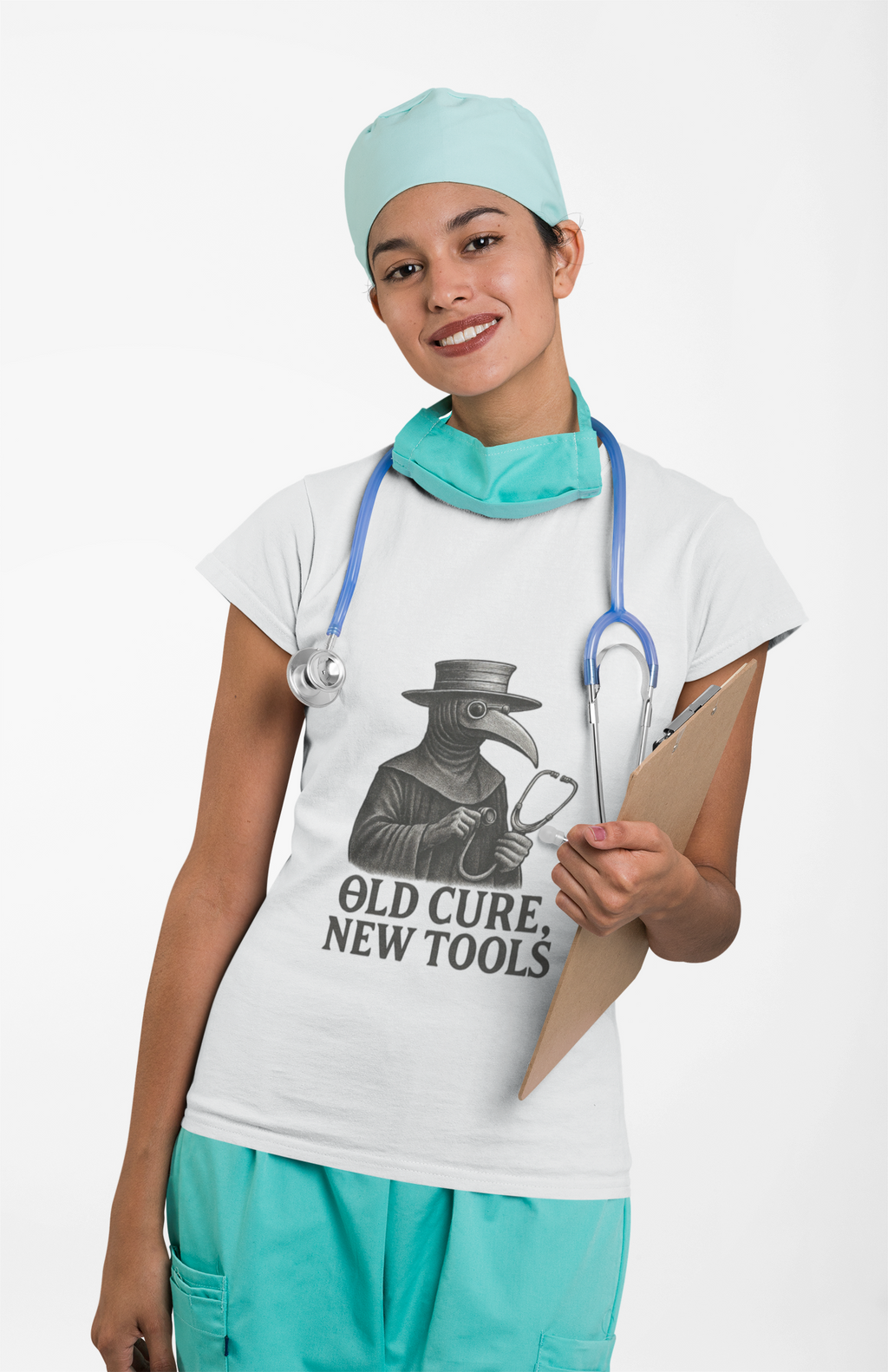 Vintage Plague Doctor T-Shirt - Funny Graphic Tee for Medical Professionals and Halloween Costume - Unisex Casual Wear Product vendor