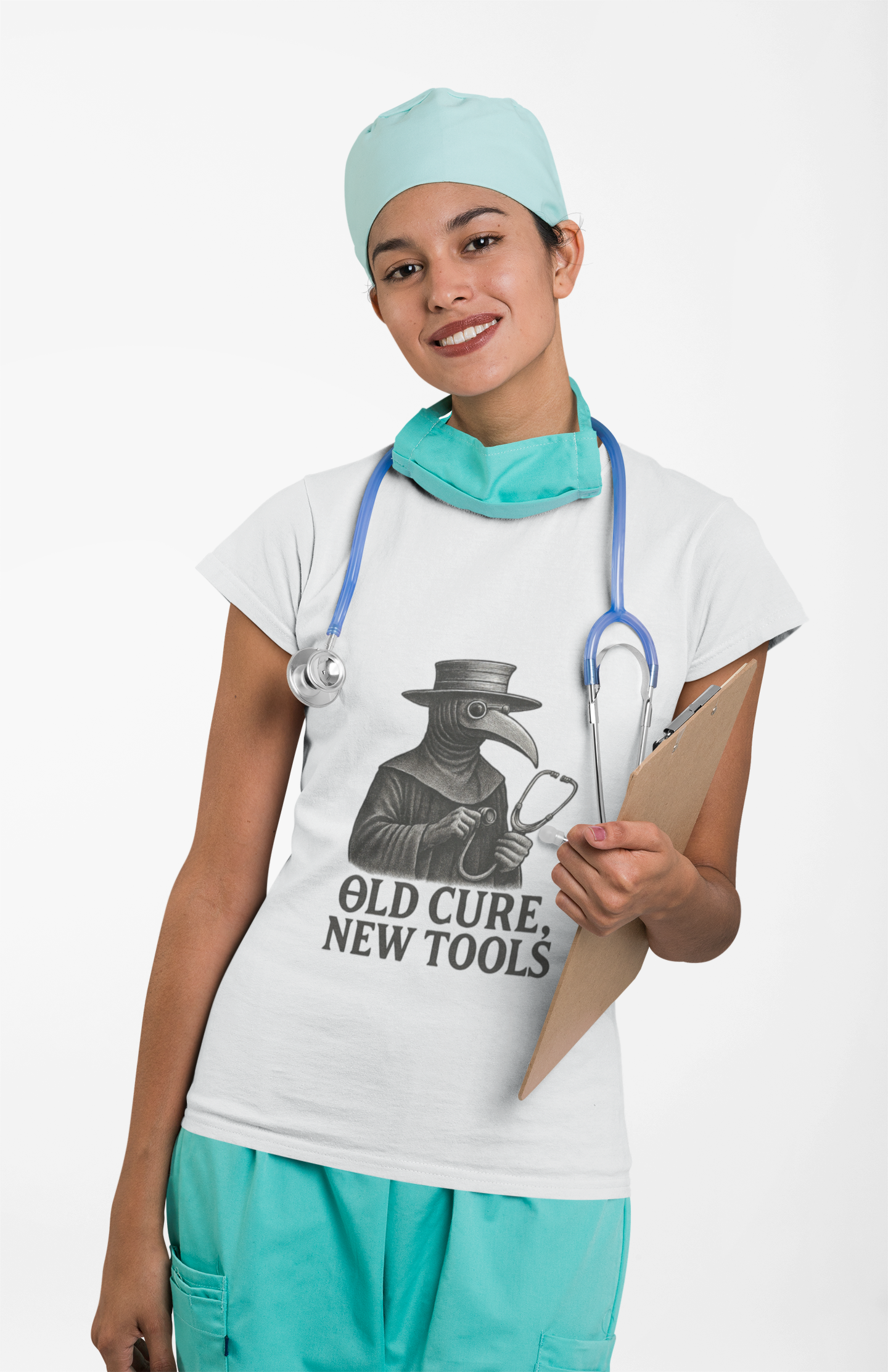 Vintage Plague Doctor T-Shirt - Funny Graphic Tee for Medical Professionals and Halloween Costume - Unisex Casual Wear Product vendor