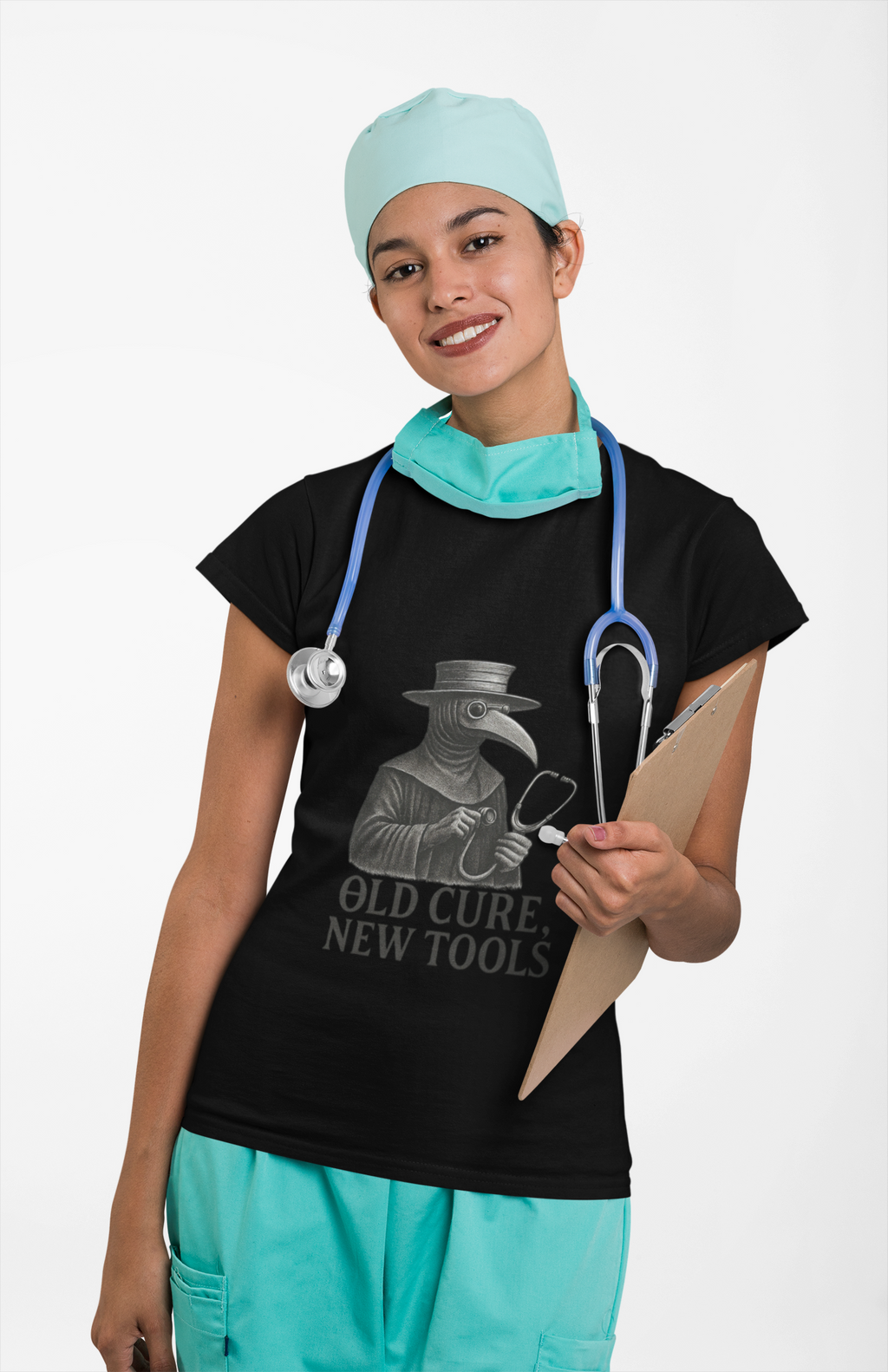 Vintage Plague Doctor T-Shirt - Funny Graphic Tee for Medical Professionals and Halloween Costume - Unisex Casual Wear Product vendor