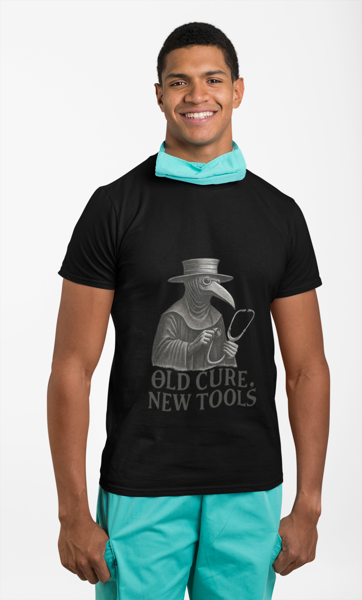 Vintage Plague Doctor T-Shirt - Funny Graphic Tee for Medical Professionals and Halloween Costume - Unisex Casual Wear Product vendor