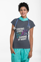 Gaming by Night Unisex T-Shirt | Perfect for Gamers, Medical Professionals, Casual Wear, Gift, Birthday Product vendor