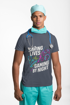 Gaming by Night Unisex T-Shirt | Perfect for Gamers, Medical Professionals, Casual Wear, Gift, Birthday Product vendor