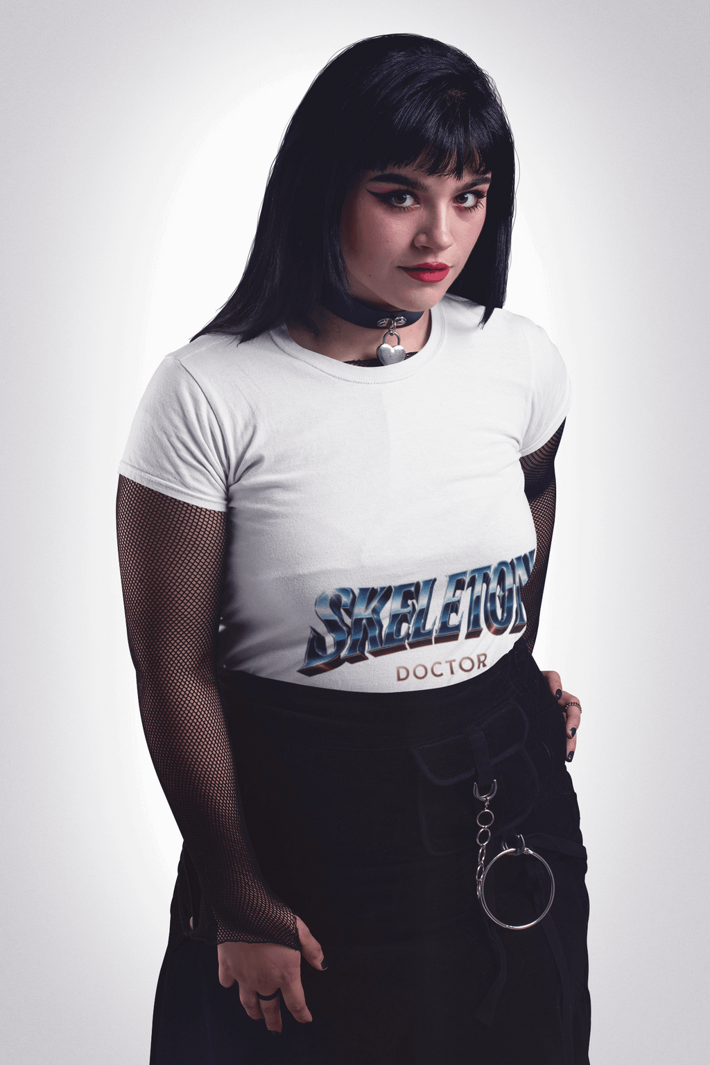 Skeleton Doctor Unisex Softstyle T-Shirt | Fun Halloween Tee, Cute Gift for Medical Professionals, Skeleton Shirt, Spooky Product vendor