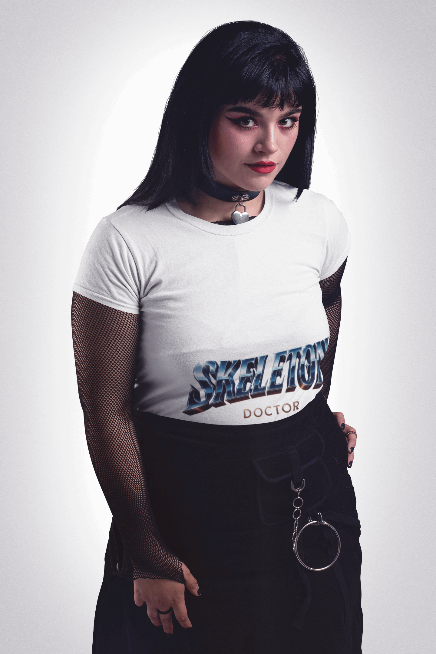 Skeleton Doctor Unisex Softstyle T-Shirt | Fun Halloween Tee, Cute Gift for Medical Professionals, Skeleton Shirt, Spooky Product vendor