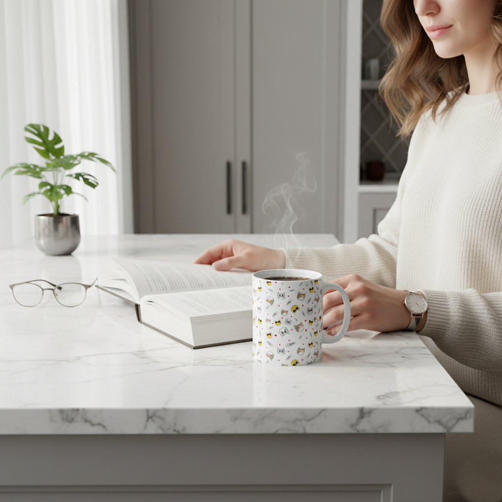 Cute Animal Pattern Ceramic Mug
