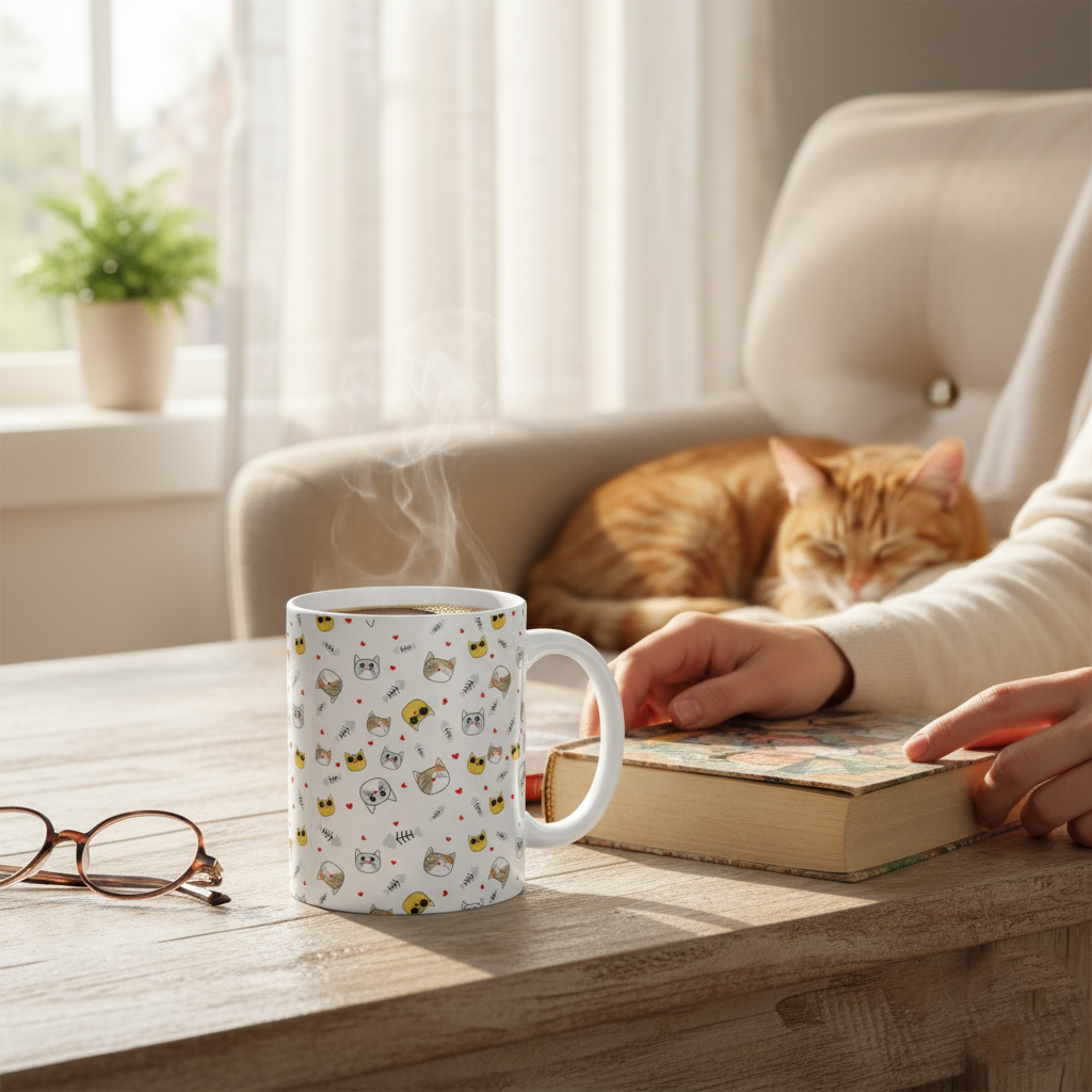 Cute Animal Pattern Ceramic Mug