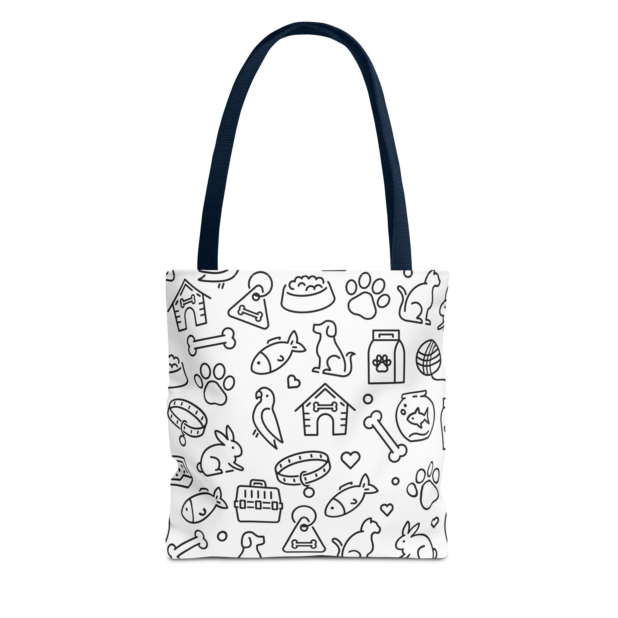Pet Lover's All-Over Print Tote Bag - Fun Animal Design