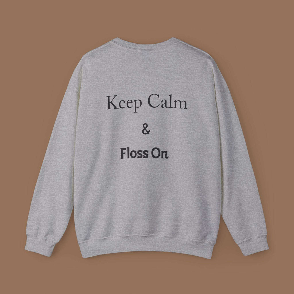 Tooth Fairy Crewneck Sweatshirt - Fun Dental Gift for Kids, Halloween Costume, Cozy Gift for Dentists, Floss On! - YOUSTOMIZE