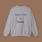 Tooth Fairy Crewneck Sweatshirt - Fun Dental Gift for Kids, Halloween Costume, Cozy Gift for Dentists, Floss On! - YOUSTOMIZE