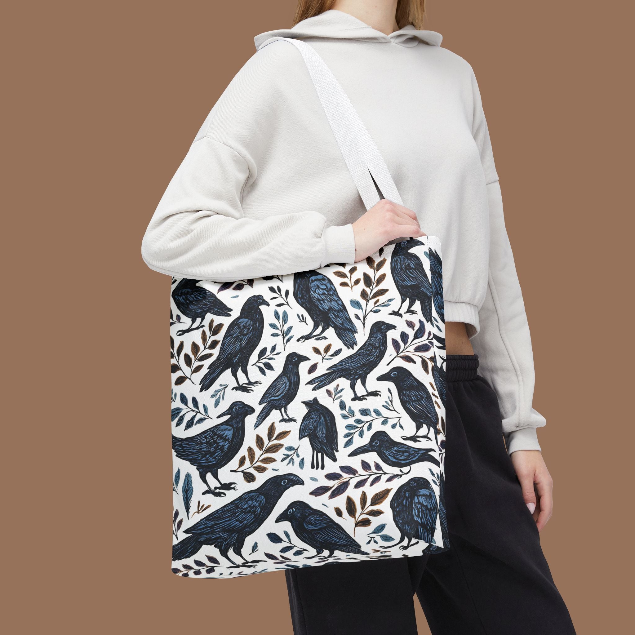 Nature-Inspired Tote Bag, Eco-Friendly Bag for Shopping, Beach, Travel, Gift for Bird Lovers, Floral Print Bag, Versatile Everyday Carry - YOUSTOMIZE