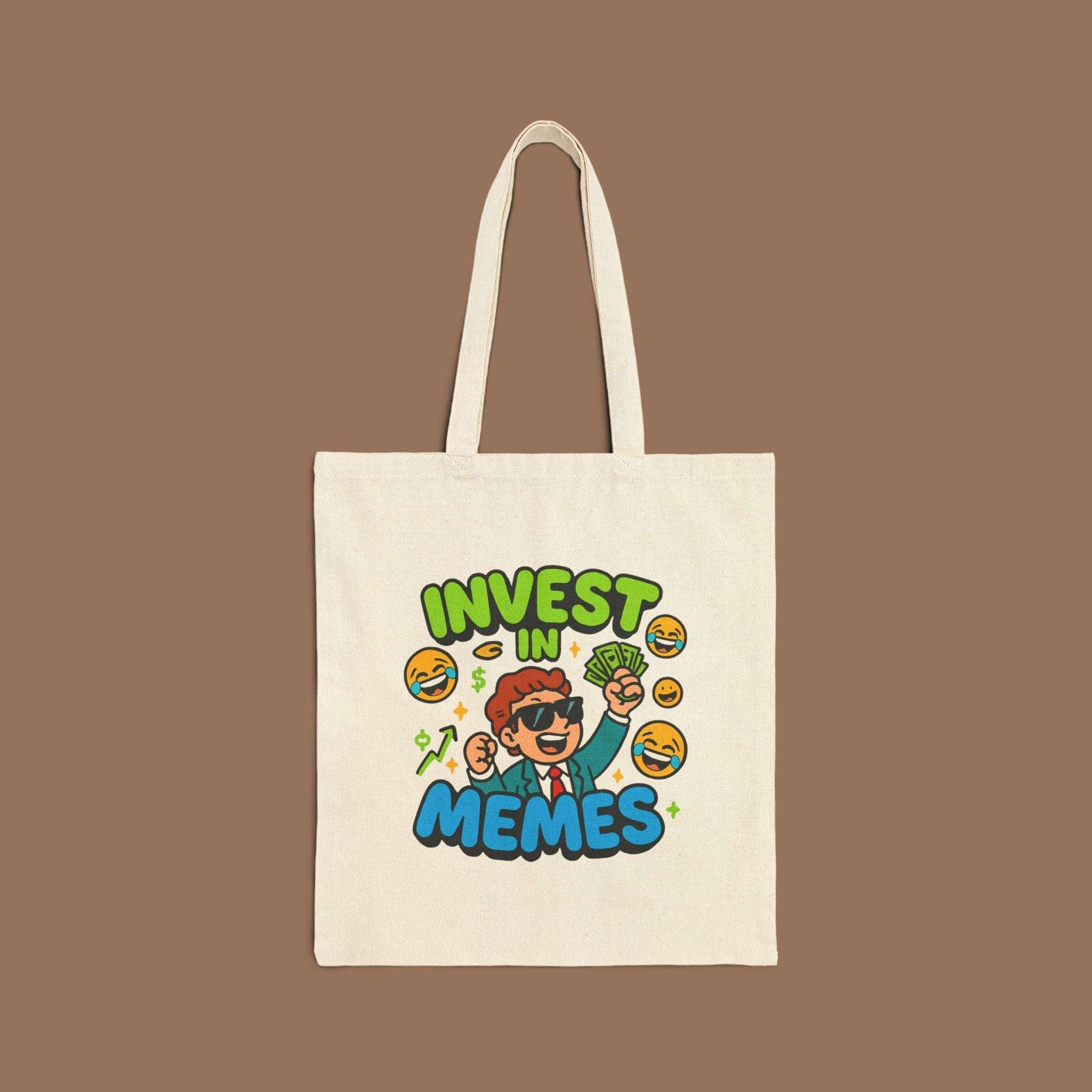 Funny Invest in Memes Tote Bag - YOUSTOMIZE